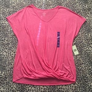 NWT Watermelon Pink Tangerine Blouse.